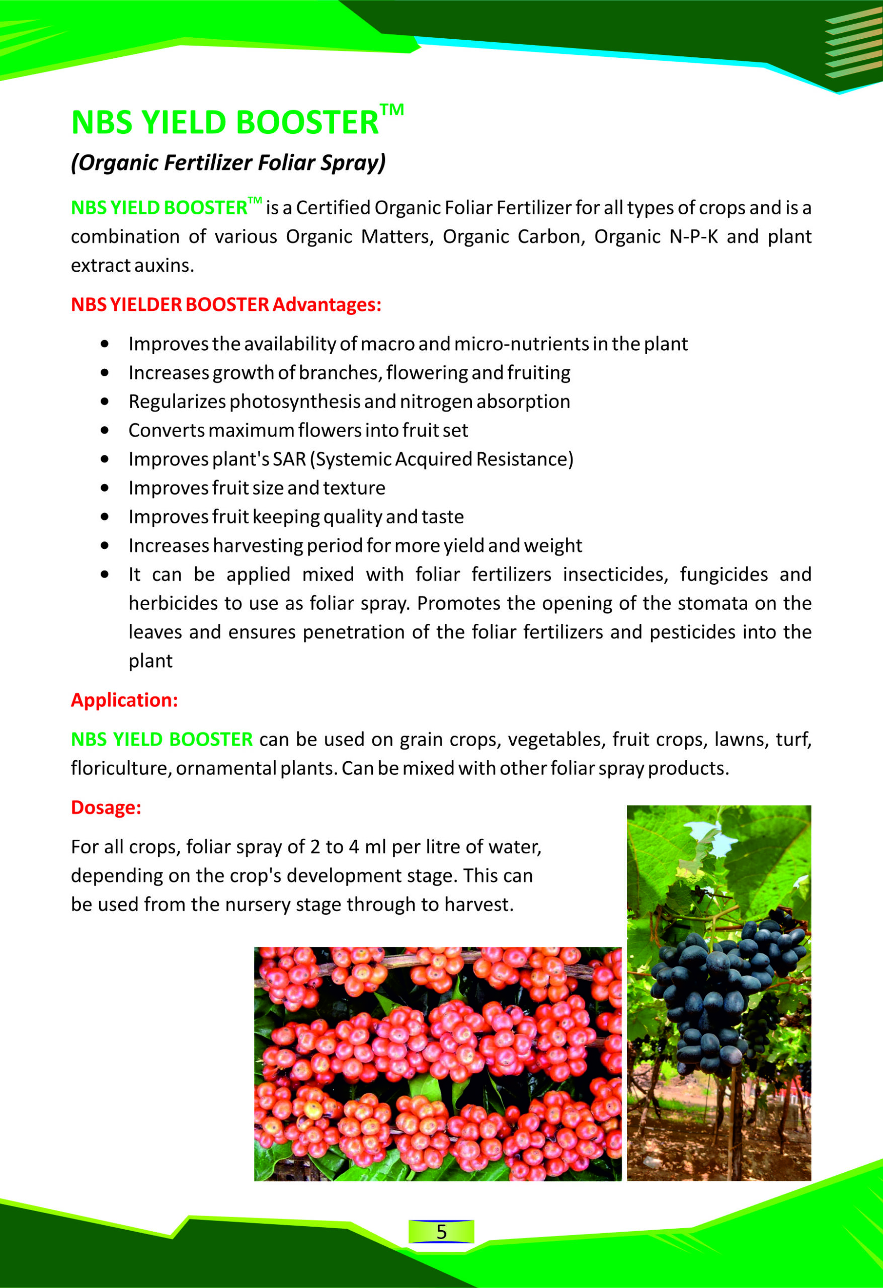 NBS Yield Booster