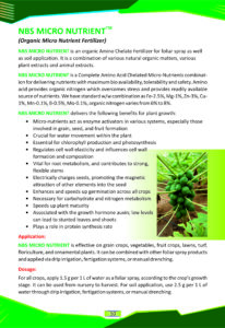 NBS Micro Nutrient