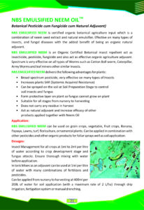 NBS Emulsified Neem Oil